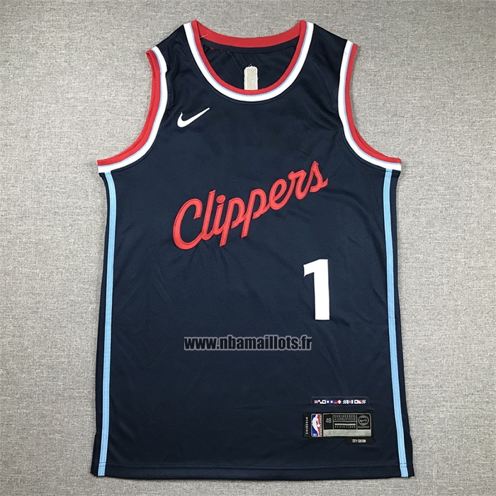 Maillot Los Angeles Clippers James Harden NO 1 Icon 2024-25 Bleu